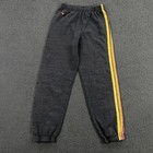 Aviator Nation Sweatpants Youth Kids Size 8 Gray Rainbow 5 Stripe Fleece Joggers