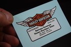 Motorcycle Dealer Decal Reimans Hd 2  X 3  Waterslide As Original- Cool 