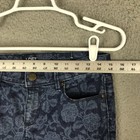 Loft Outlet Pants Womens 4 Blue Floral Modern Skinny Jeans Stretch Denim Casual
