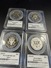 2014 Kennedy 50th Anniversary 4-coin Set Pcgs Pr70 ms70 Ogp   Coa