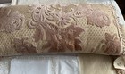 Rare Austin Horn Blush Pink Velvet Jacquard Bed Designer  Accent Throw Pillow