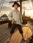 Kids Medieval Viking Pirate Renaissance Retro Costume Shirt For Boys Halloween P