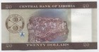 Liberia 20 Dollars 2016 Pick 33 a Unc Uncirculated Banknote Serial Aa