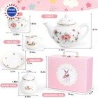 Porcelain Tea Set For Girls Party Little Kids Kitchen Pretend Play Princess