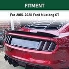 For 2015-2023 Ford Mustang Glossy Black Rear Spoiler Trunk Deck Lid Panel Cover