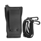 Black Hard Leather Carry Case Replacement For Xpr7550 Xpr7580 Pmln5840 Radio