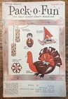 Pack-o-fun Scrap-craft Magazine November  1967 Thanksgiving Art Projects