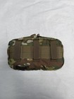 Tactical Utility Pouch Molle Back Dual Zipper Ocp - Made In Usa