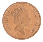 Gibraltar 2 Pence  1988-1995  Km  21  Xf-extremely Fine