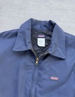 Dickies Jacket Mens Large Blue Insulated Eisenhower Jacket Full Zip Work Classic