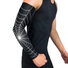 Protective Gear Arm Sleeve Spider Web Pattern Basketball Sports Protection 1pc