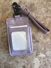 New Victoria   s Secret Pink Wallet Id Holder Lanyard Dreamy Lilac