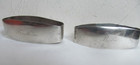 Pair Sterling Napkin Rings Recangle Monogram Babe   Franklin  292 July 15 1919 