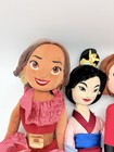 Disney Princess Plush Dolls Lot Ms Incredible Raya Cinderella Jessie Mulan 11pcs