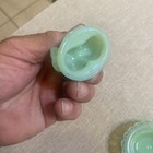 Mosser Mini Cat On Nest Jadeite Cat On Salt  Cellar Marked  m  Nos  2 Available 