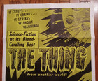 Thing From Another World  r60s  27x41 Tri-folded Original One Sheet Movie Poster