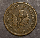 Civil War Token Store Card Pittsburgh Hardware Pa 765 R-3w R2 Lot 4085