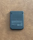 Official Sony Playstation 1 Ps1 Authentic Memory Card Oem Tested Black Scph-1020