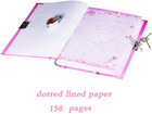 Dudubuy Sweet Kitty Secret Diary With Lock 7  Journal Notebook With 300 Sided L