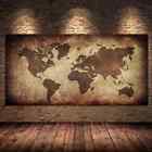 Abstract World Map Wall Art Canvas Painting Posters And Prints Picture