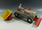 Marx 1950 s Climbing Tractor Set Sparkling Tin Mib Windup Toy Perfect Orig Box