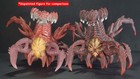 Big 8  Aggregate Destoroyah Repaint Vintage Bandai Vinyl Figure Godzilla Kaiju