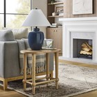 Darner Accent Table Natural Wood - Threshold Designed With Studio Mcgee