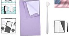 Jewelry Polishing Cloth Kit  Ultra-soft Tarnish Removal Gold Silver Platinum    