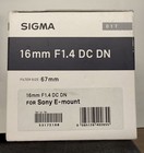 Sigma 16mm F 1 4 Dc Dn Contemporary Lens