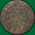 1794 Normal Head Liberty Cap Half Cent Very Good Vg Coin  41225
