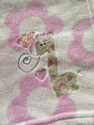 Snugly Baby Blanket Pink Flower Giraffe Butterfly Floral