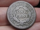 1846 Braided Hair Large Cent One Penny- Good Details  Small Date