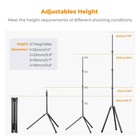 79 Inch 2 01m Light Stand  Studio Photography Tripod  Heavy Duty For Studio     