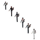 6pc Michaell Doll Plush Toys Funny Action Figure Pillow Plushie