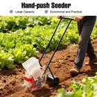 7 Nozzles Garden Seeder Manual Seeding Machine Seeder Planter Hand Push Seeder