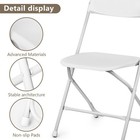 Plastic Folding Stackable Chairs Seat -office Home Event Wedding Party  10 Pack 