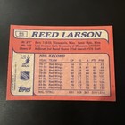 Vintage Hockey Autograph Card Reed Larson