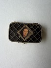 Vintage 3 Vanity Items- Estee Lauder   Mirror Pill Box  Cameo Perfume Sachet Box
