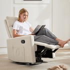 Swivel Rocker Recliner Chair Manual Glider Rocking Recliner Chair For Livingroom