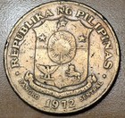 1972 Philippines 1 Piso Jose Rizal Copper-nickel-zinc