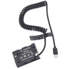 Pd Type-c To Lp-e6 Dummy Battery Dr-e6 Dc Coupler For Canon 5d2 7d R5 R6 80d 90d