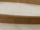 Vintage Gibbs Usa Spring Tension 9  X  4 5  Oval Wood Embroidery Hoop With Felt