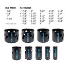 Spyder 27-piece Tct And Bi-metal Hole Saw Set  600939