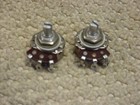 2  1967 Fender  1 Meg Audio  Potentiometer Split Shaft Stackpole   304-6704    2