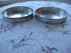 2 Vintage Cake Pans 12  Round Commercial Lockwood Manufacturing 2  Deep Awesome