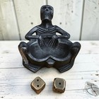 Skeleton Cast Iron Ashtray   Trinket Dish