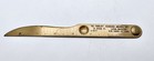 Rare Vintage Podoloff Insurance Agency Advertising Brass Letter Opener Ct