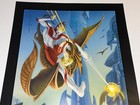 Ultraman Vintage Litho Poster By Sarka Ltd 1993 Japanese Tokasatsu