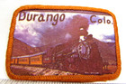 Vintage Durango Colorado Jacket Patch Steam Engine Locomotive Train Railroad