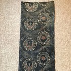Antique Japanese Indigo Katazome Tsurukame Boro Textile Bengara Dyed Cotton